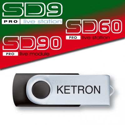 Pendrive USB KETRON AUDYA Styles Vol 7 (SD9, SD90, SD60)