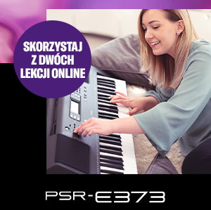 YAMAHA PSR-E373 – kup keyboard i skorzystaj ze zdalnych lekcji