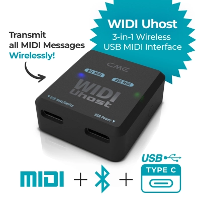 CME WIDI Uhost - bezprzewodowe MIDI -> USB